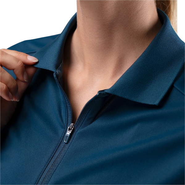 2026 Zhik Frauen UVactive Kurzarm-Polo ATP-0086-W - Deep Teal